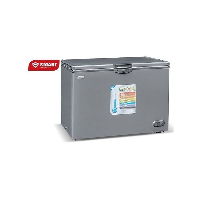 SMART TECHNOLOGY Congélateur Horizontal COOL PACK (STCC-275) - 235L- Gris / Avec Grille à l’Arrière / Garantie 12 Mois.