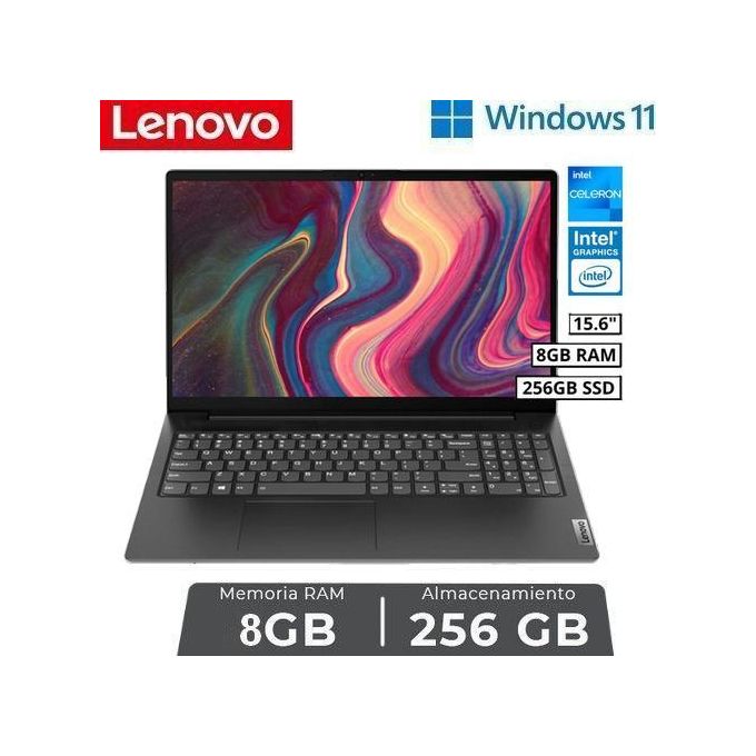 85 % de réduction 🔥 Aujourd'hui seulement 🎉Lenovo - V15-G4 - Dualcore - 8 / 256 Go SSD - Windows 11 - Noir - Garantie 12 Mois