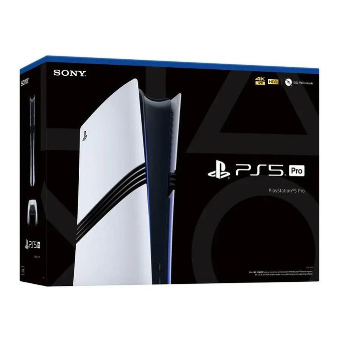 Sony Console PlayStation 5 Pro - PS5 avec 1 Manette Sans Fil DualSense, Couleur : Blanche - 2TB