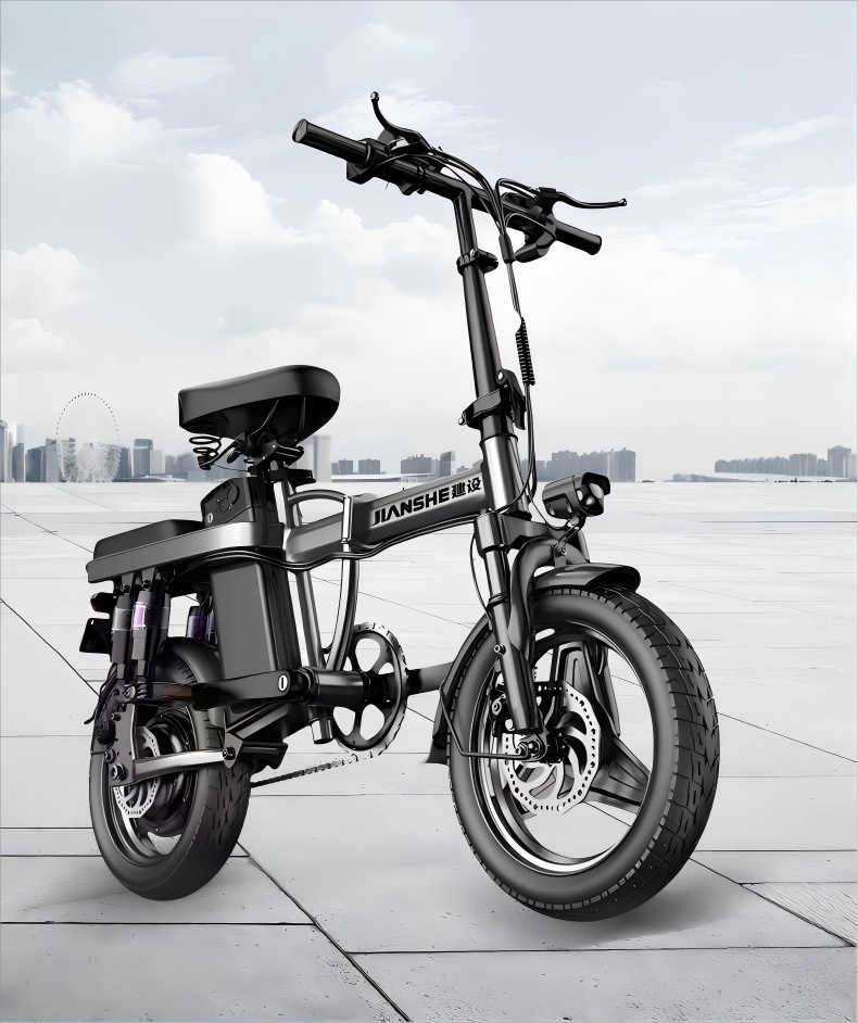 Vélo électrique pliant