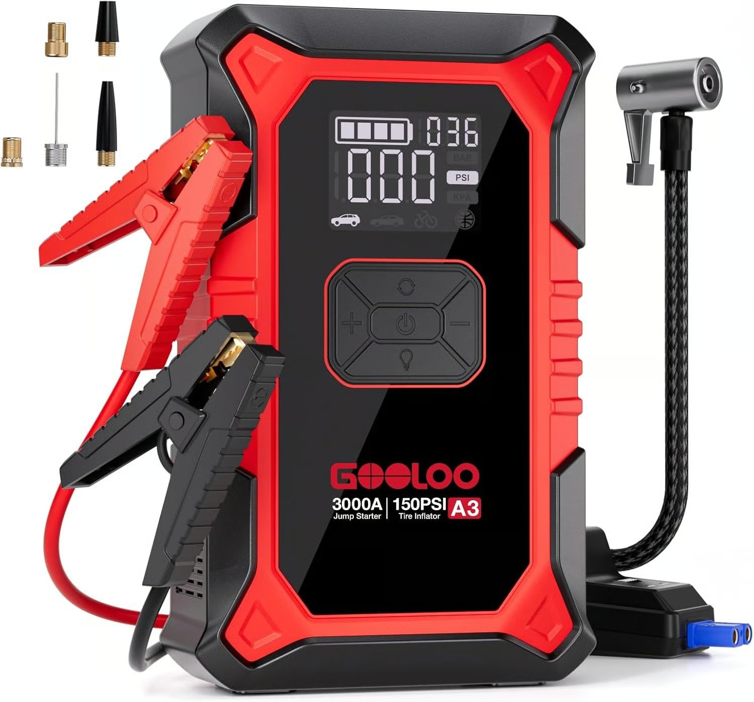 ⚡⚡Hot sale 49% OFF⚡ Car Emergency Starter with Air Compressor🚗