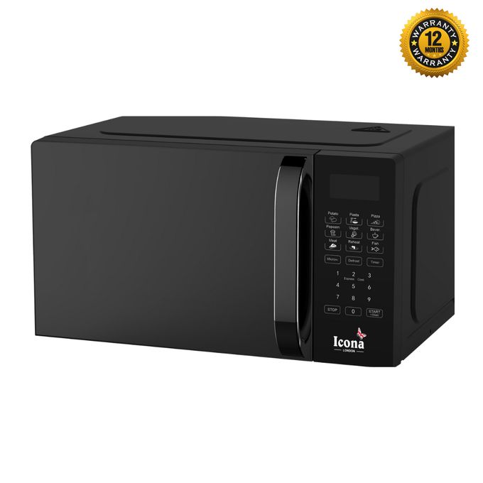 🔥50% off, today only!🔥Icona London ILDMO-2035XB 20L Digital Microwave Oven - Black