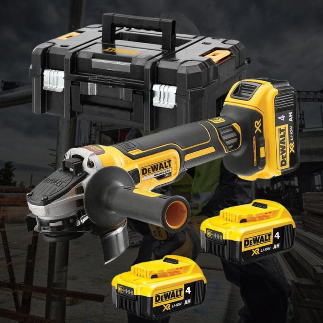 CORDLESS GRINDER WITH TWO BATTERIES INCLUDED