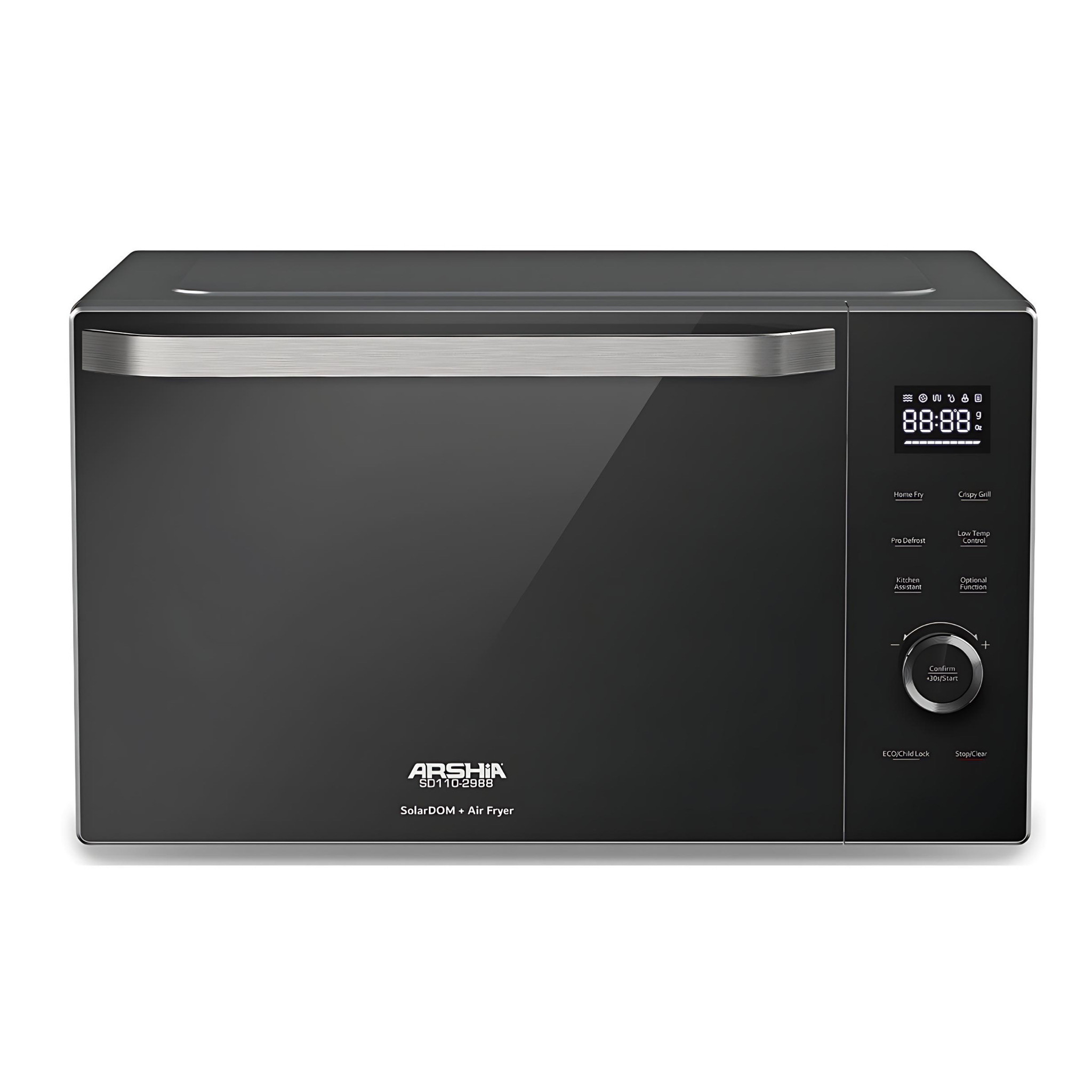 80%OFF! Arshia 34L Classic SolarDOM Microwave Oven + Air Fryer - SD786-2988 + 12 Months Warranty