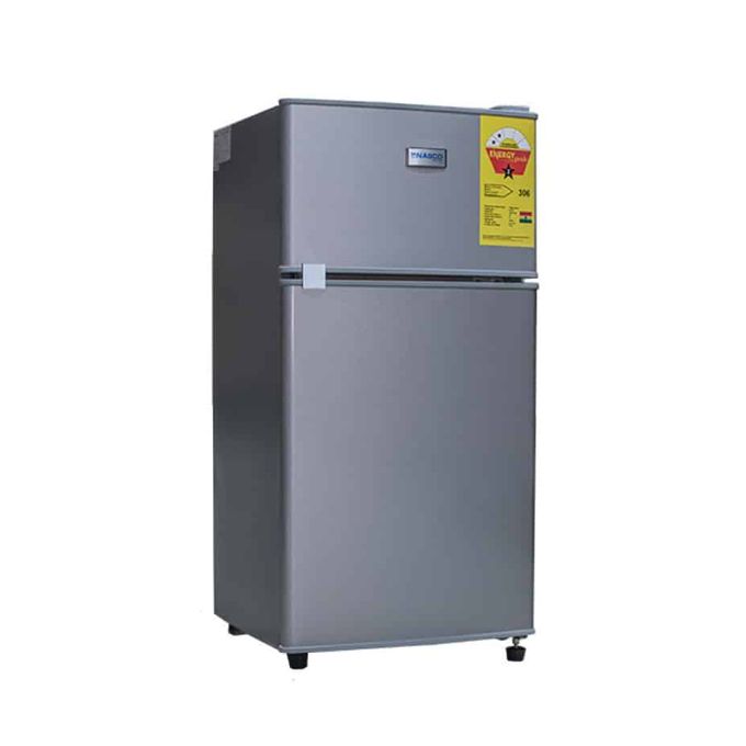 🔥75% off, today only!🔥Nasco 76/90/110/158 Litres - NASF2-10FL Double Door Table Top Fridge - Silver