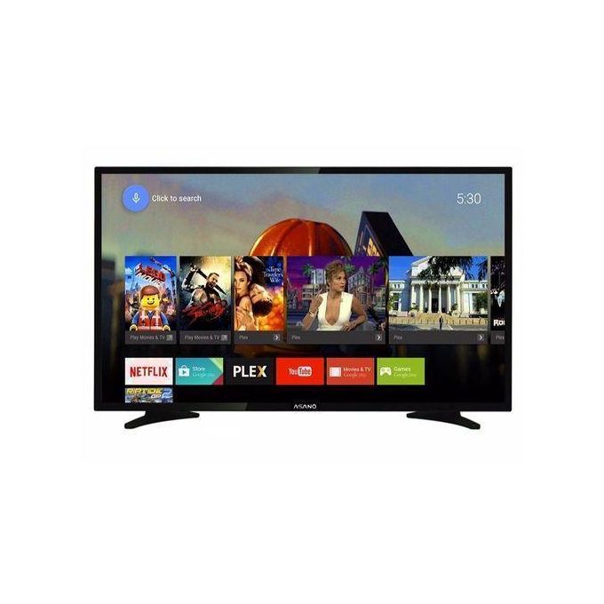 🔥75% off, today only!🔥Asano 32" - 32DF2 Smart Android TV - Frameless Screen - USB - HDMI - Black+12 Months Warranty