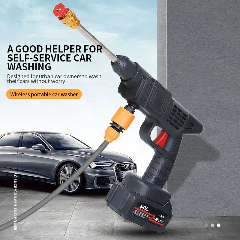 [3-hour delivery]Promotional discount of 50% Cordless portable high pressure spray water gun