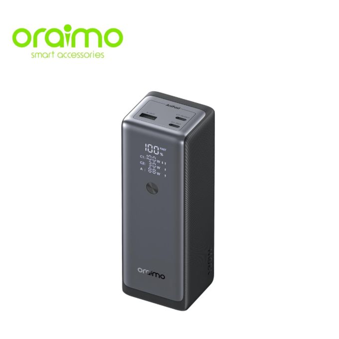 🔥50% off, today only!🔥Oraimo PowerJet 130 27600mAh 130W Power Bank - Black