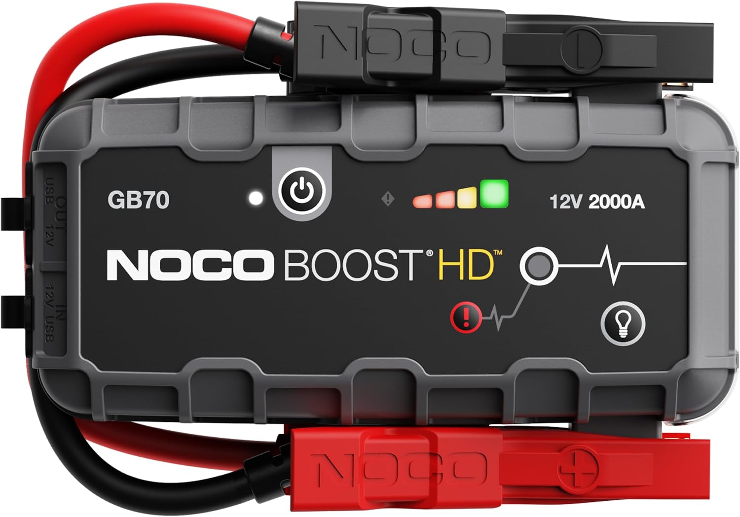 80%OFF NOCO Boost GB70: 2000A UltraSafe Jump Starter – 12V Lithium Battery Booster Pack, Portable Jump Box, Power Bank & Jumper Cables - for 8.0L Gas and 6.0L Diesel Engines