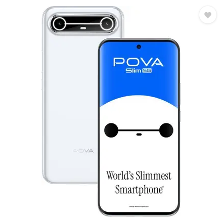 POVA Slim 5G World's Slimmest & Lightest* Smartphone with 5160mAh Battery