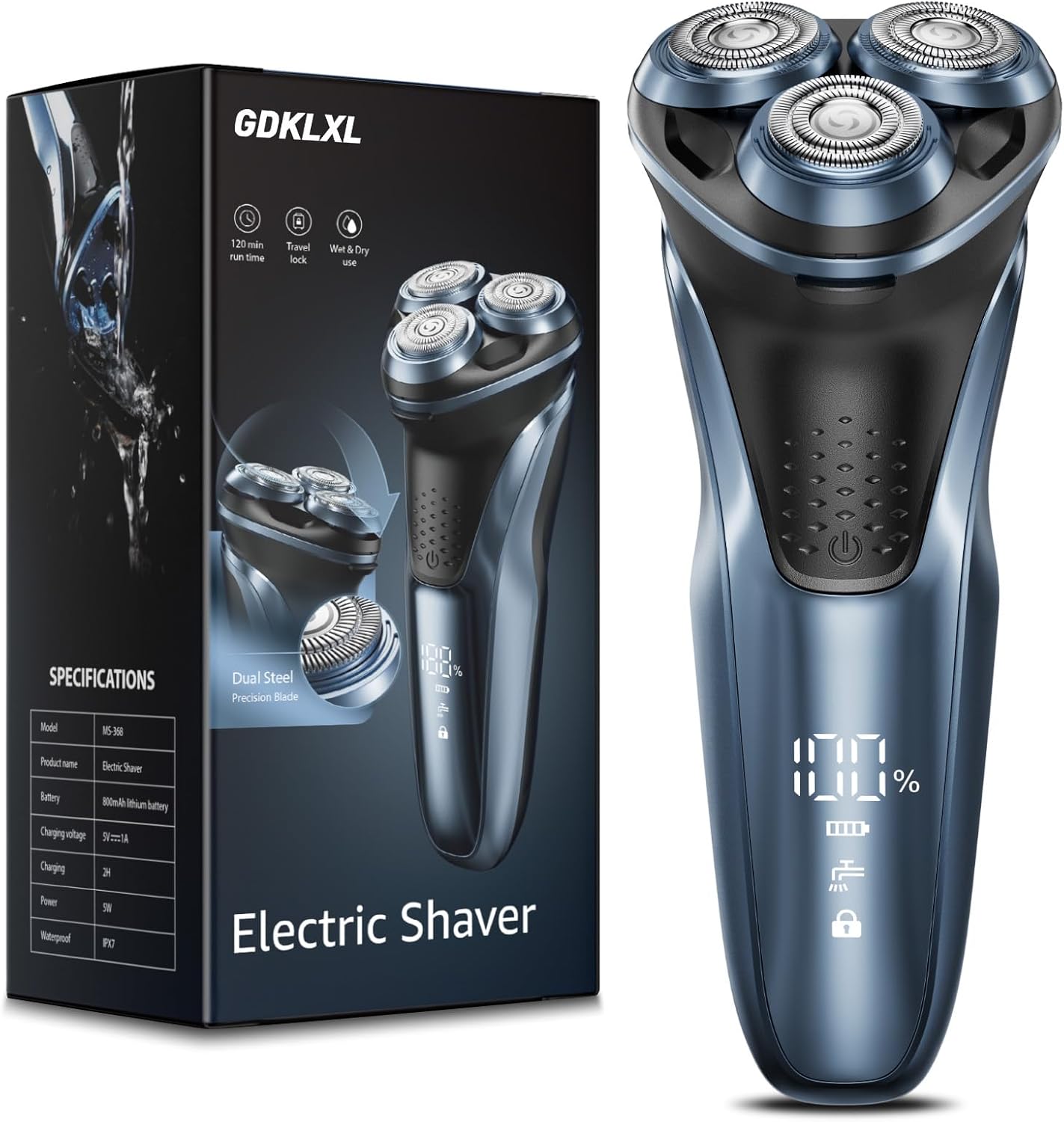 🔥Hot Sell🔥 Best gift for Men🎁Rechargeable Electric Razor-Hypoallergenic Blades