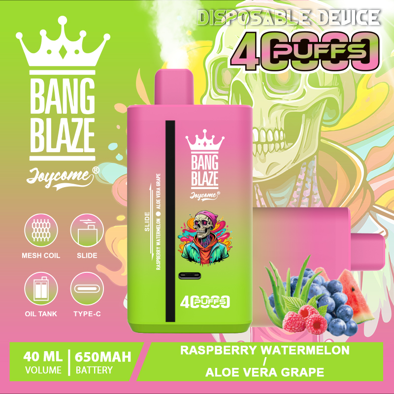 Bang Blaze 40000 40K Puffs 2% 3% 5% Nicotine Double Taste Disposable Vape