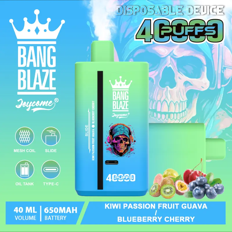 Bang Blaze 40000 40K Puffs 2% 3% 5% Nicotine Double Taste Disposable Vape