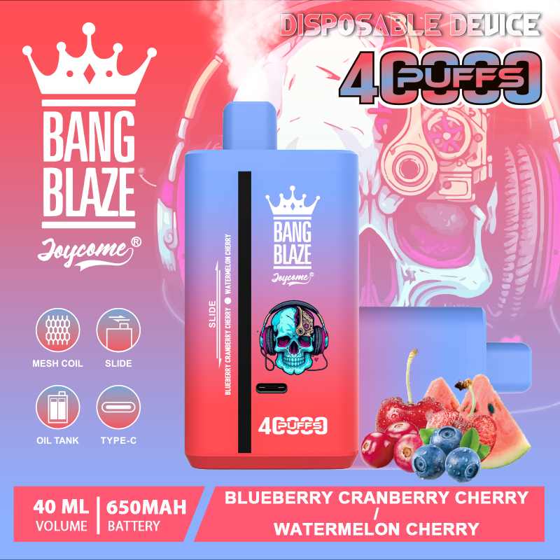 Bang Blaze 40000 40K Puffs 2% 3% 5% Nicotine Double Taste Disposable Vape