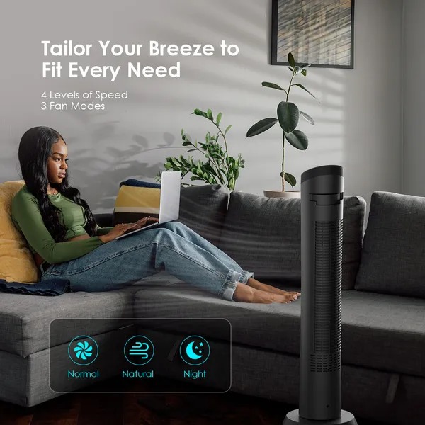 oraimo CyberStorm 40 Inch 50W Tower Fan