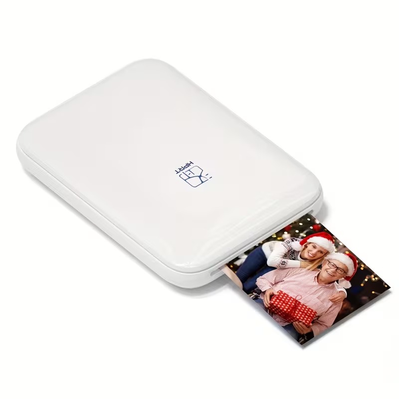 Wireless Portable Photo Printer, Mini Color Printer with Optional Photo Paper, Compatible with Ios/Android Devices, Suitable for Travel, Home