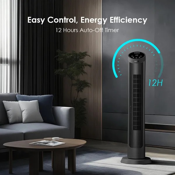 oraimo CyberStorm 40 Inch 50W Tower Fan