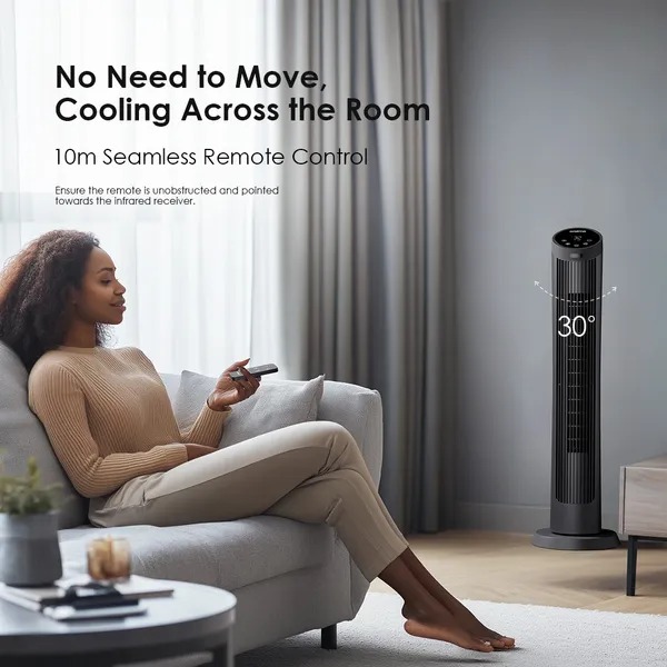 oraimo CyberStorm 40 Inch 50W Tower Fan
