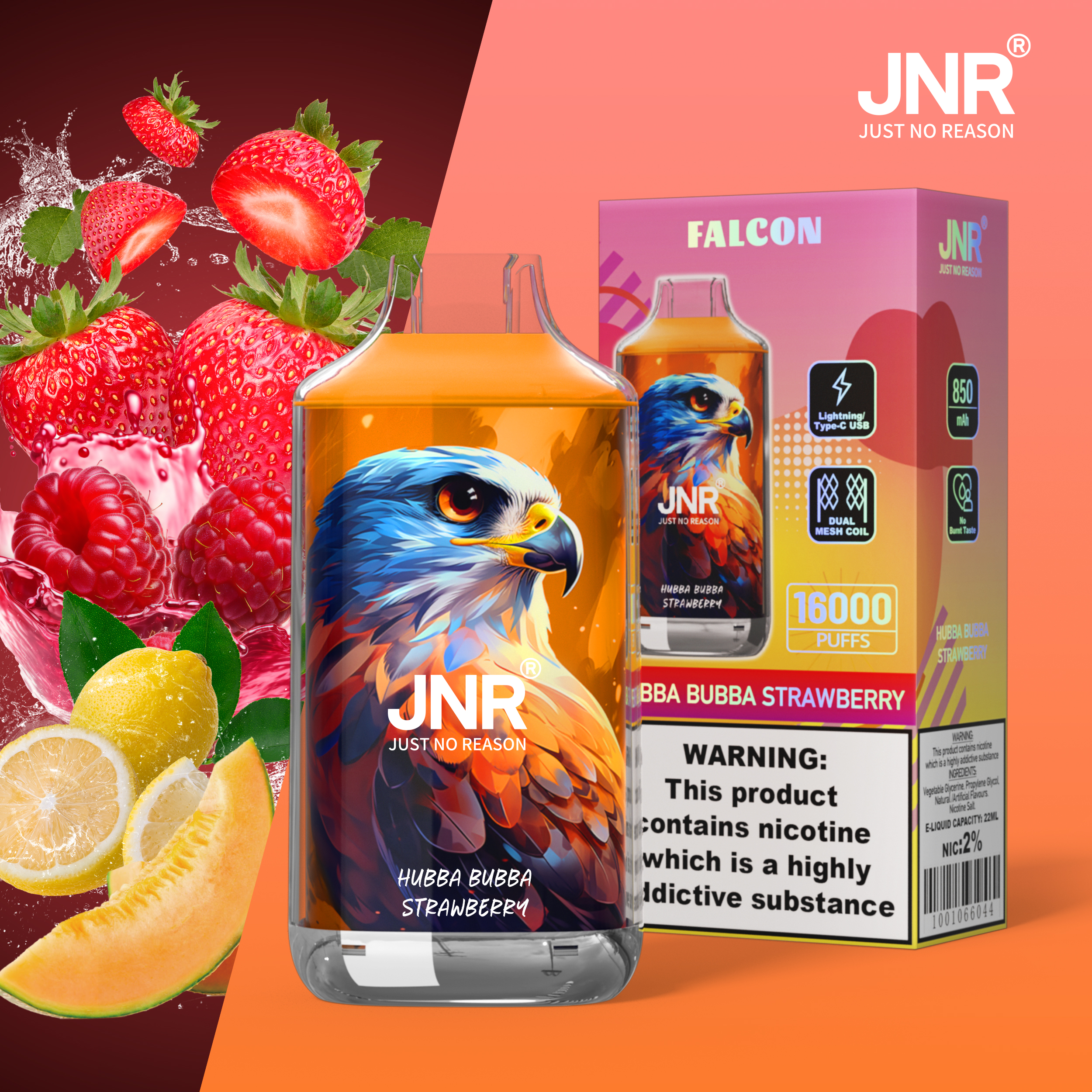 JNR Falcon 16000 Puffs Disposable Vape