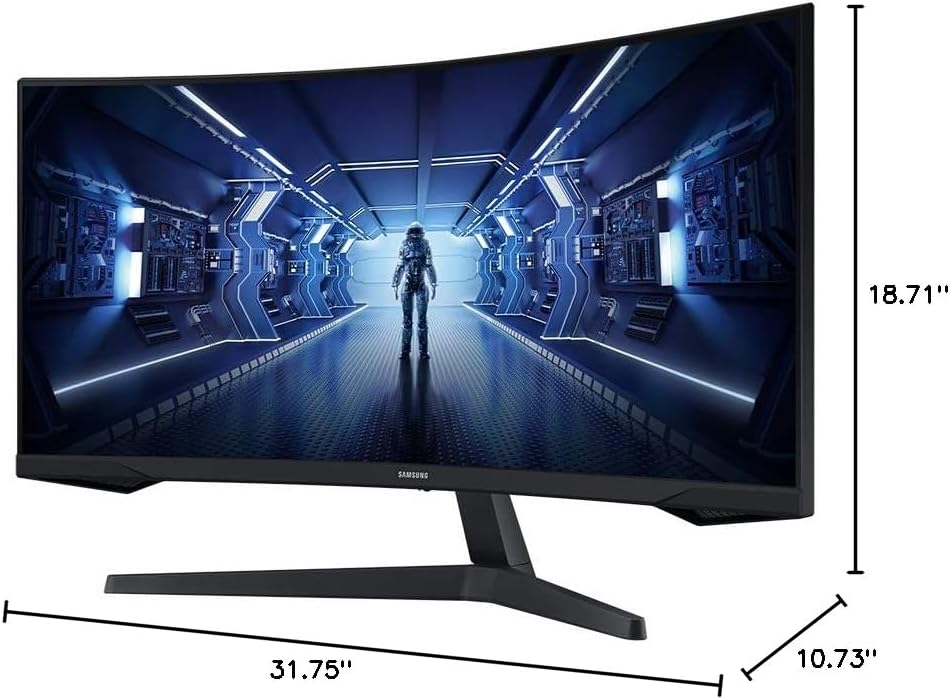 🎉New store opening ⏰Purchase now for only GH₵688, online only!⏰ SAMSUNG 34' Odyssey G5 Ultra-Wide Gaming Monitor with 1000R Curved Screen, 165Hz, 1ms, FreeSync Premium, Large Display, Eye Comfort, Multiple Ports——🔥Limited to 10 units🔥