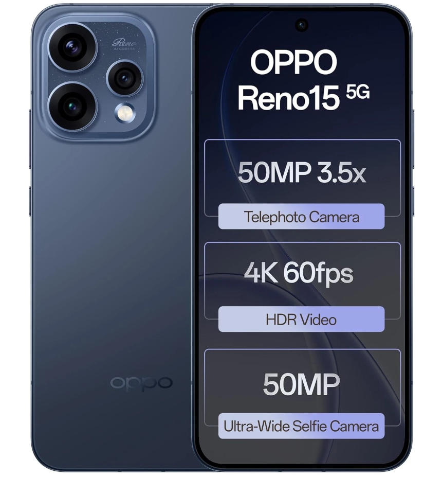 🎉 [Last Day For Clearance] Oppo Reno15 5G (8GB RAM 256GB Storage) 7 Gen 4 Processor Global Version.