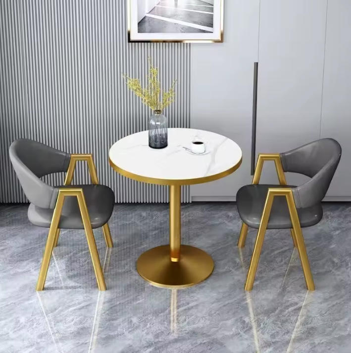 🔥 Hot Sale Good Price Color Options Small Round Dinning Table and Chair Set Conference Table Wholesale