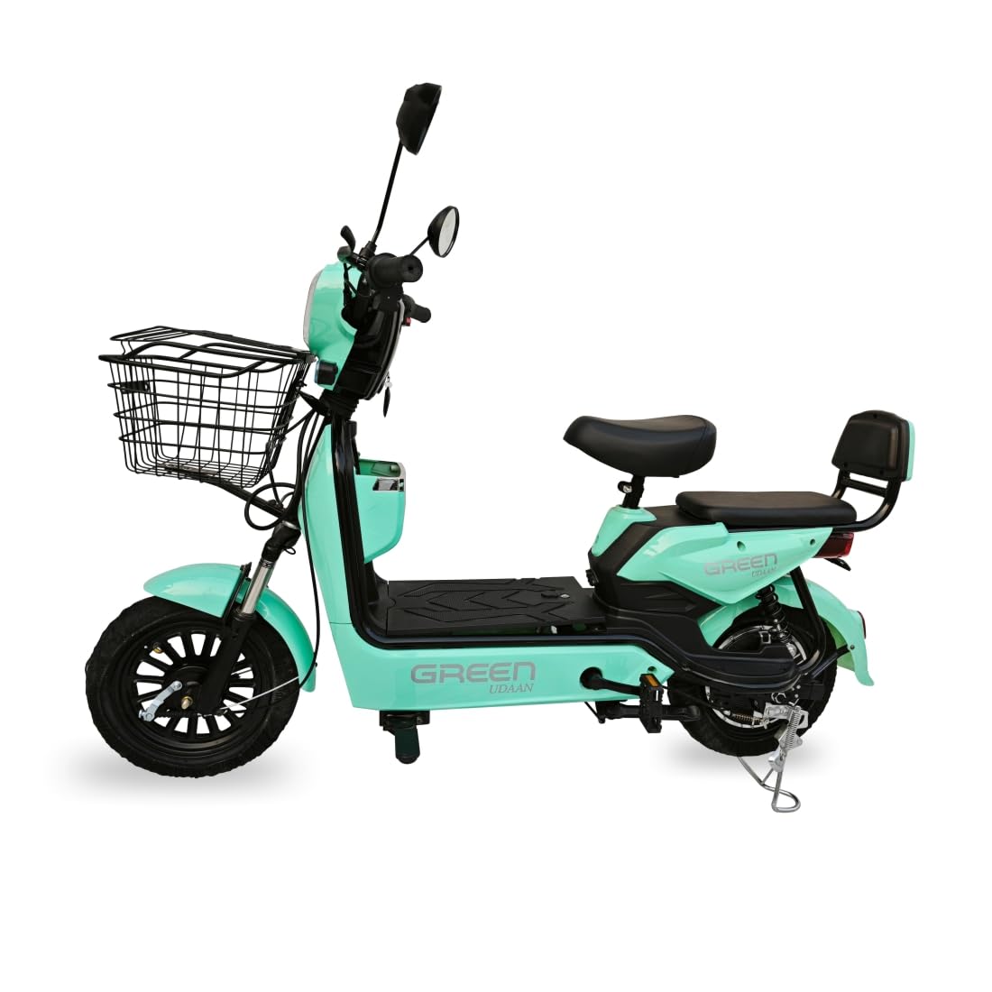 🎉【10th Anniversary】【Limited to 10 units at a special price】Green Udaan Low Speed Electric Scooter Non RTO 30KM Range White with Portable Charger