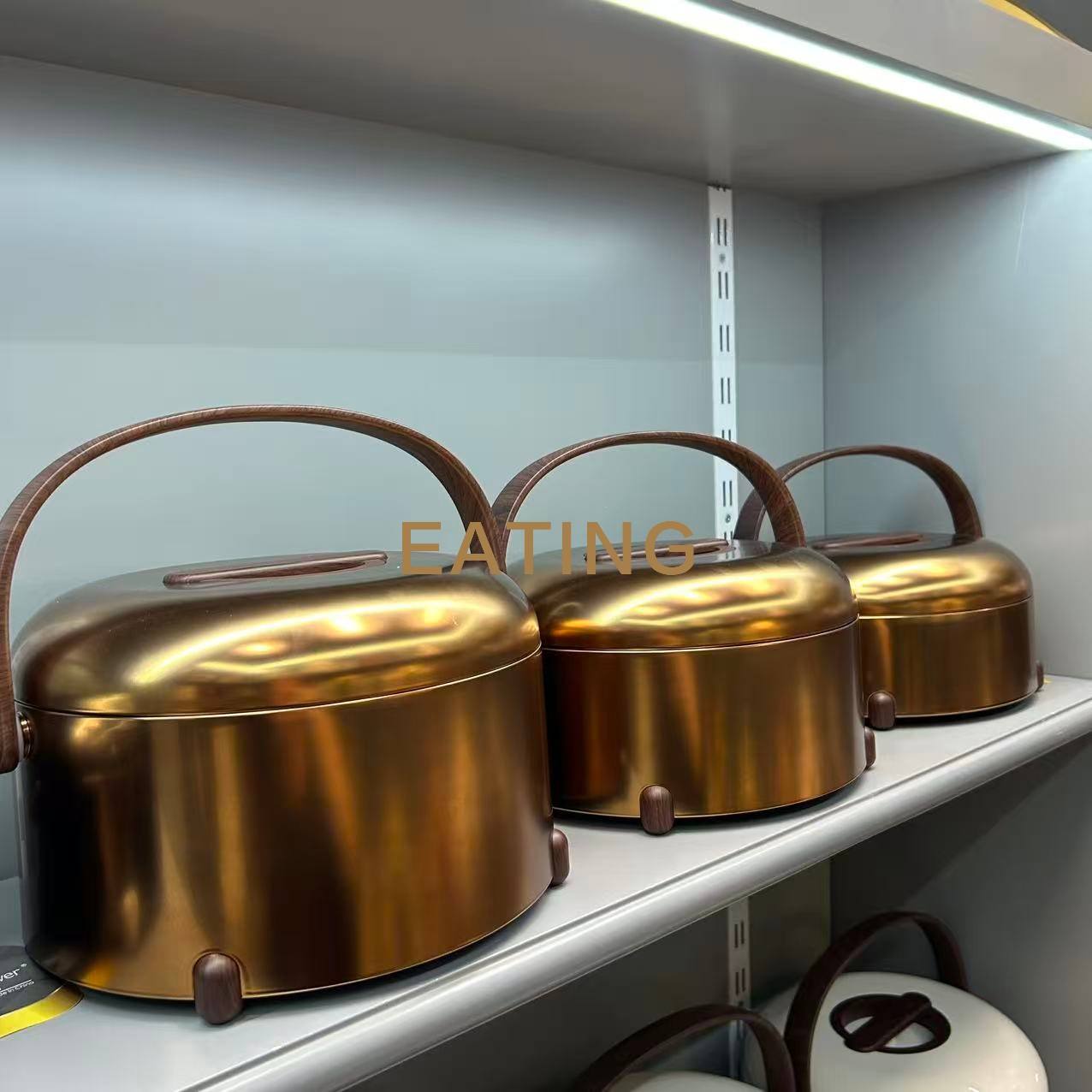 🔥🔥🔥【Factory clearance sale, 3 items for only GH₵ 98】Forever Gold EM Promotional 5L 3PCS Luxury Set Food Thermo Container Affordable Price Insulated Food Warmer