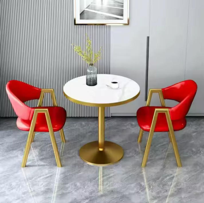 🔥 Hot Sale Good Price Color Options Small Round Dinning Table and Chair Set Conference Table Wholesale