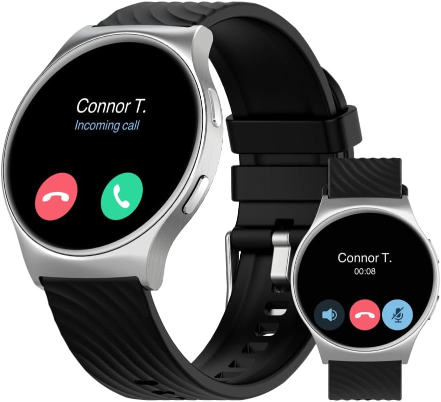 Motorola Moto Watch 120 - Premium Bluetooth Smartwatch with AMOLED Display, 10-Day Battery, Heart Rate & SpO2 Tracking, Fitness & Health Monitoring, Compatible with Android and iPhone