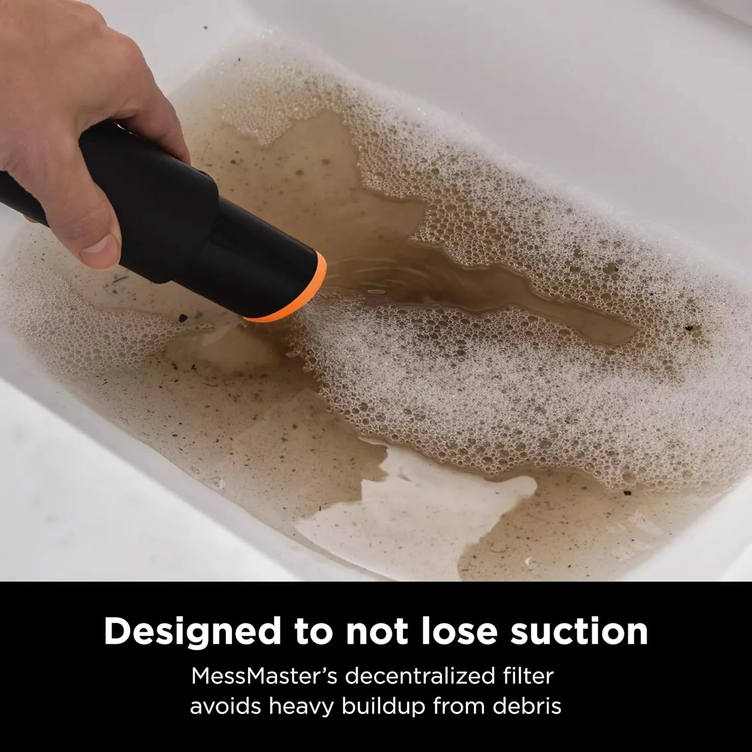 Shark VS100 MessMaster Portable Wet Dry Vacuum, Small Shop Vac, 1 Gallon Capacity, Corded, Perfect for Pets & Cars, AnyBag Tech, Self-Cleaning, for Tough Wet & Dry Messes, Light Blue