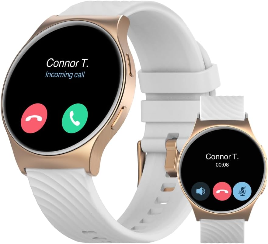 Motorola Moto Watch 120 - Premium Bluetooth Smartwatch with AMOLED Display, 10-Day Battery, Heart Rate & SpO2 Tracking, Fitness & Health Monitoring, Compatible with Android and iPhone