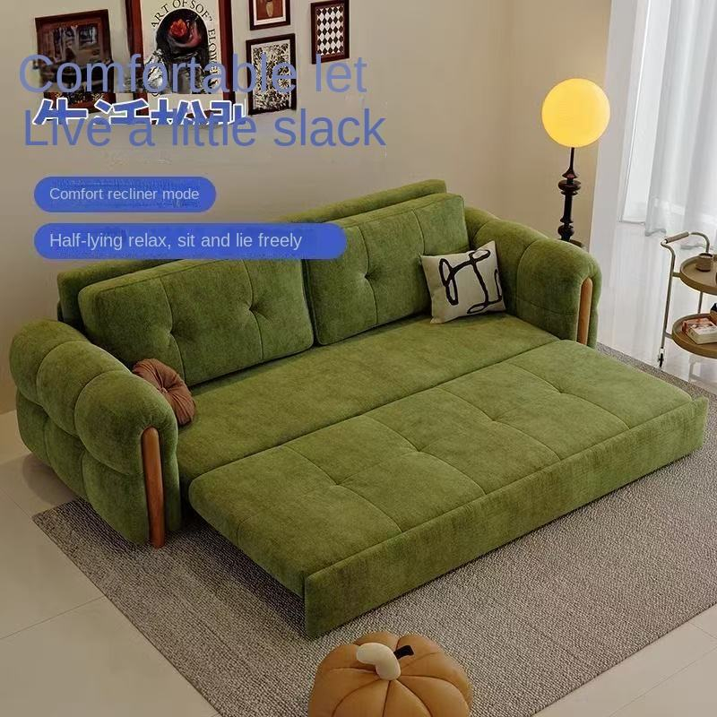 High-quality living room sofa bed; compact apartment sofa bed; single sofa bed; modern pull-out sofa bed