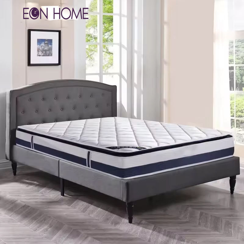 Orthopedic full-size large latex memory foam extra-large massage mattress, high-density foam compression pocket spring mattress