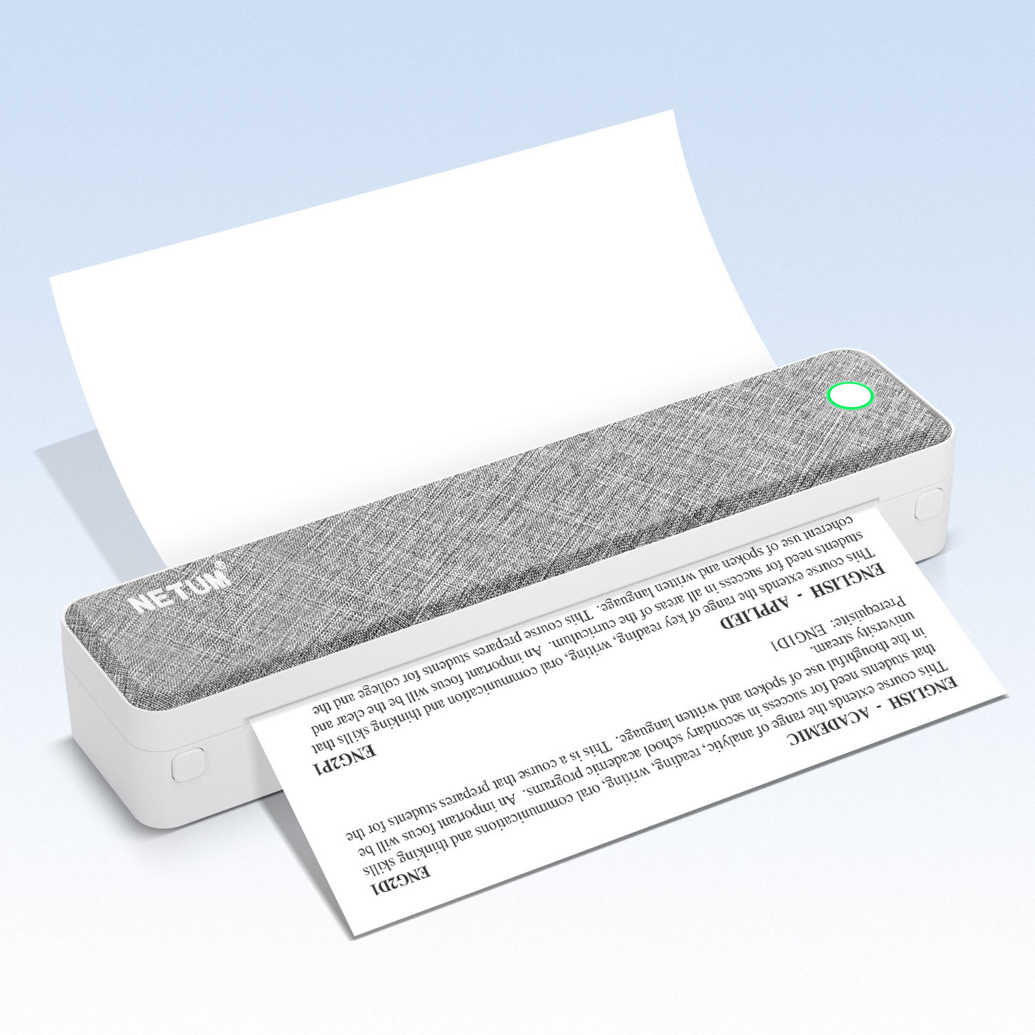 NETUM Portable A4 Thermal Printer – 203dpi, 1500mAh Battery, Compact, Wireless (Home Use)
