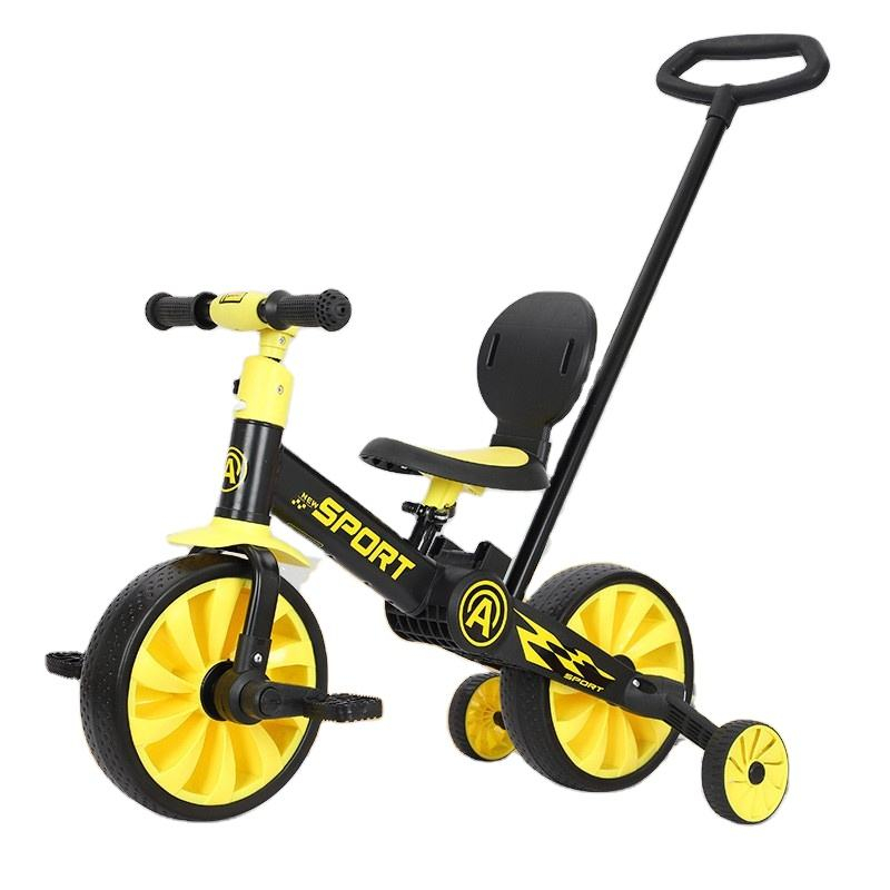 Hengyuan children's tricycle, pedal car, multi-functional baby stroller, baby balance bike, scooter, three-in-one
