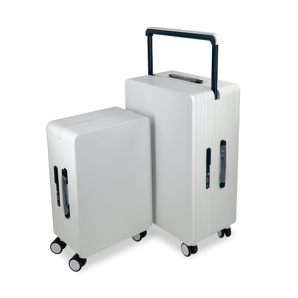 TSA lockable luggage with swivel casters, durable and waterproof, zipperless design, suitable for carrying laptops, available in various colors