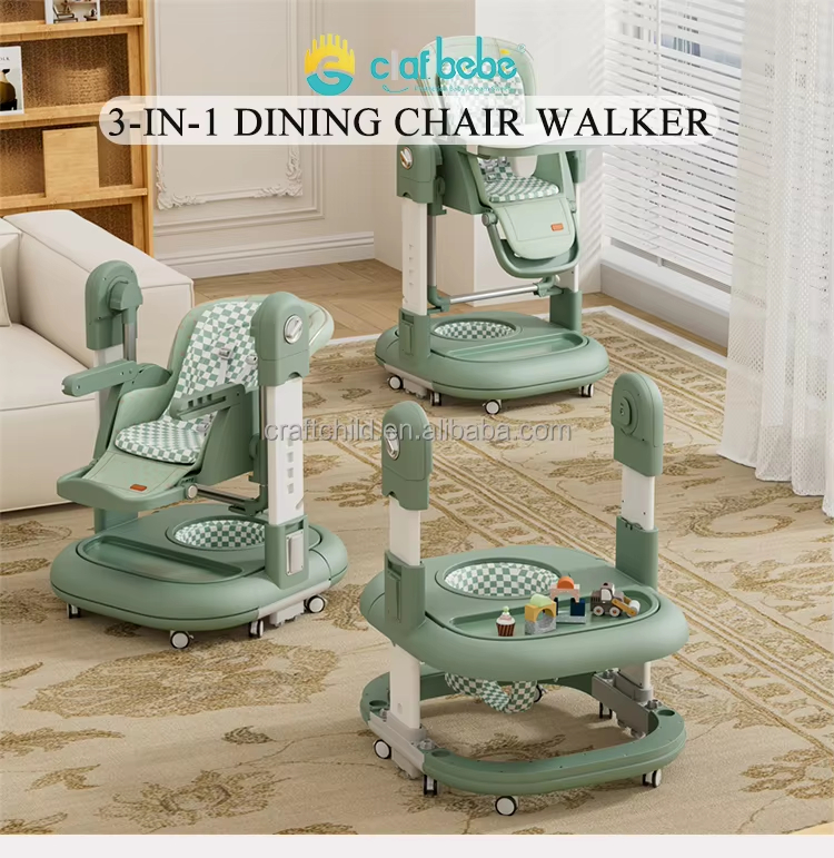 Portable rocking high chair for babies and infants