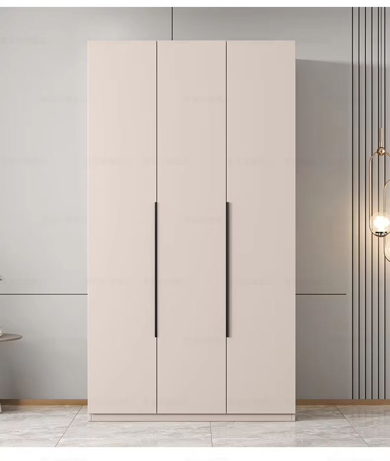 Melohuan solid wood wardrobe, new style for home and bedroom, cream color
