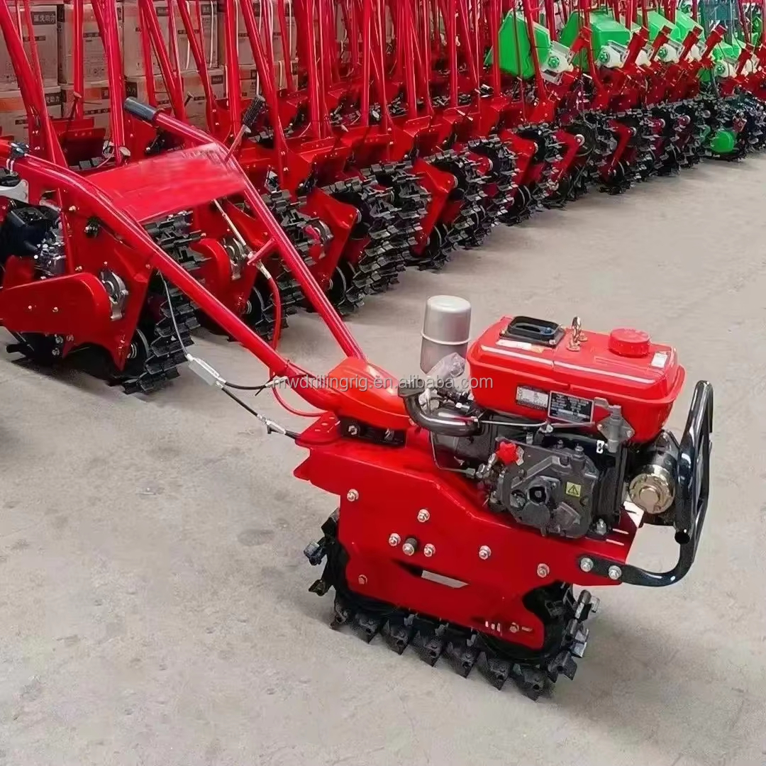Mini Diesel Motorcycle Powered Tiller Two-Wheeled Hand Tractor