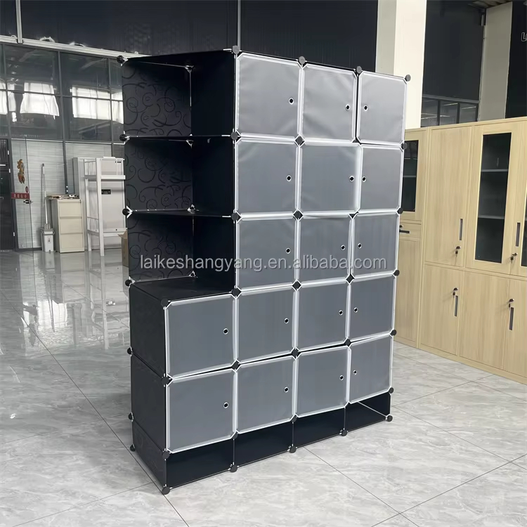Eco-friendly new material, foldable plastic wardrobe for children's storage, is selling like hotcakes