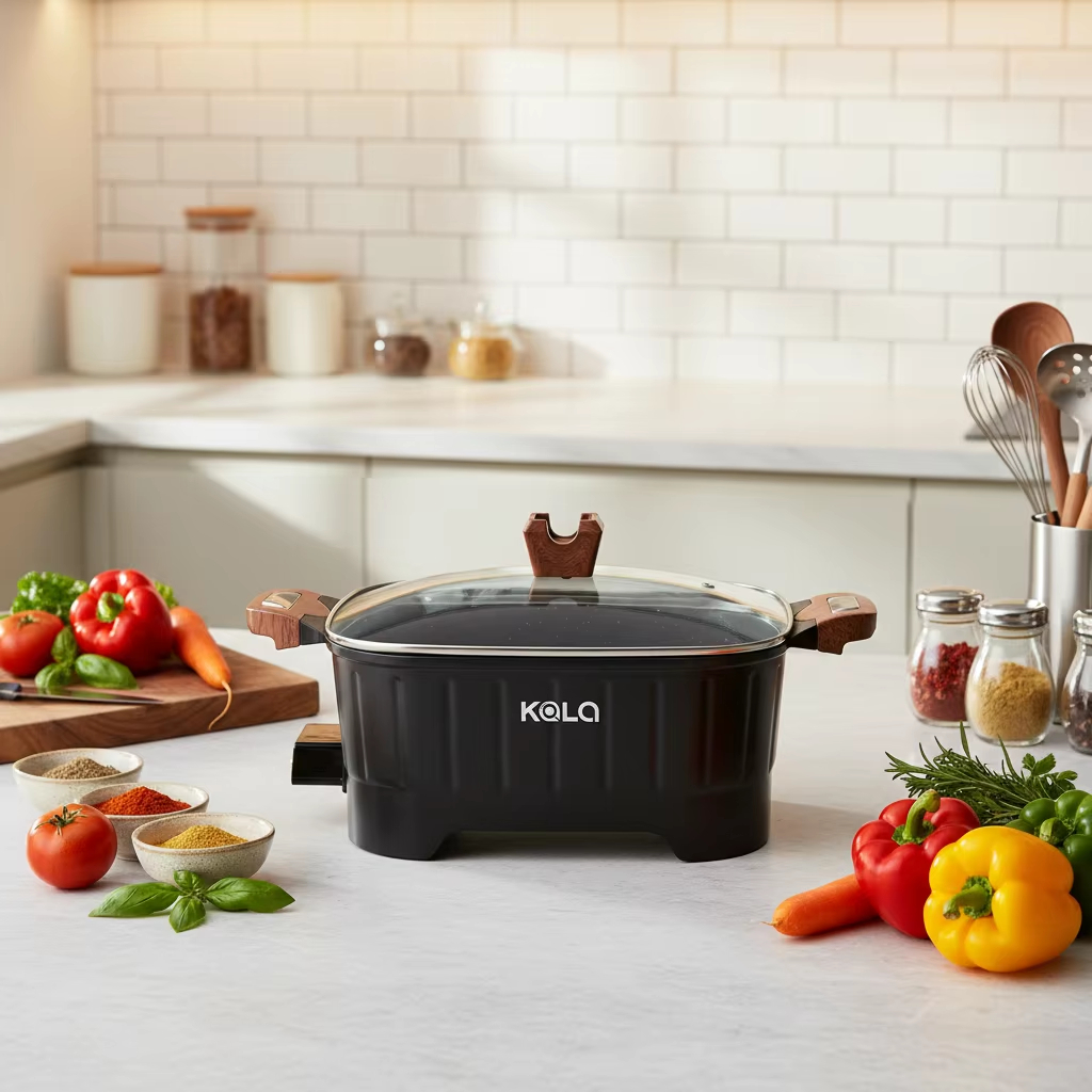 Kitchenware electric rice cooker, multi-functional rice cooker with glass lid