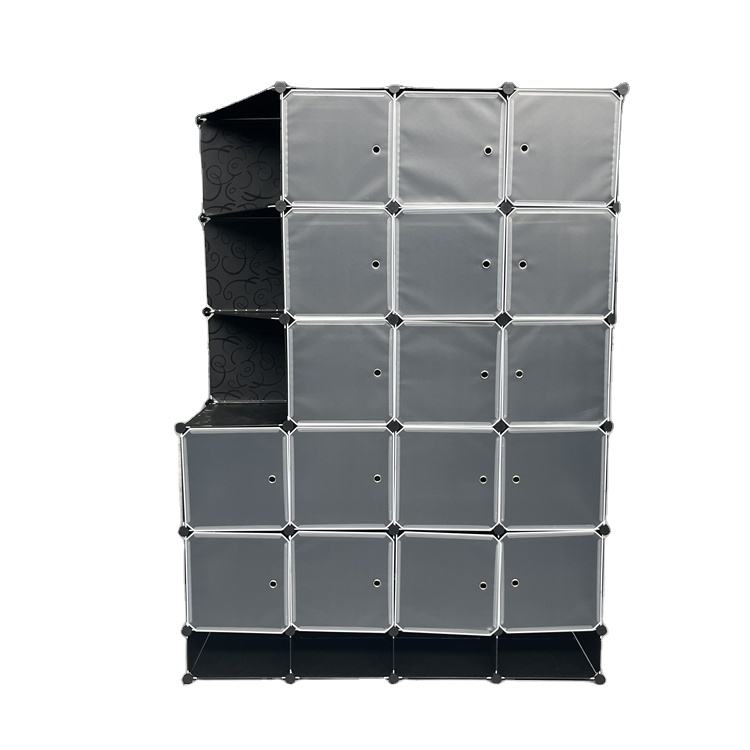 Eco-friendly new material, foldable plastic wardrobe for children's storage, is selling like hotcakes