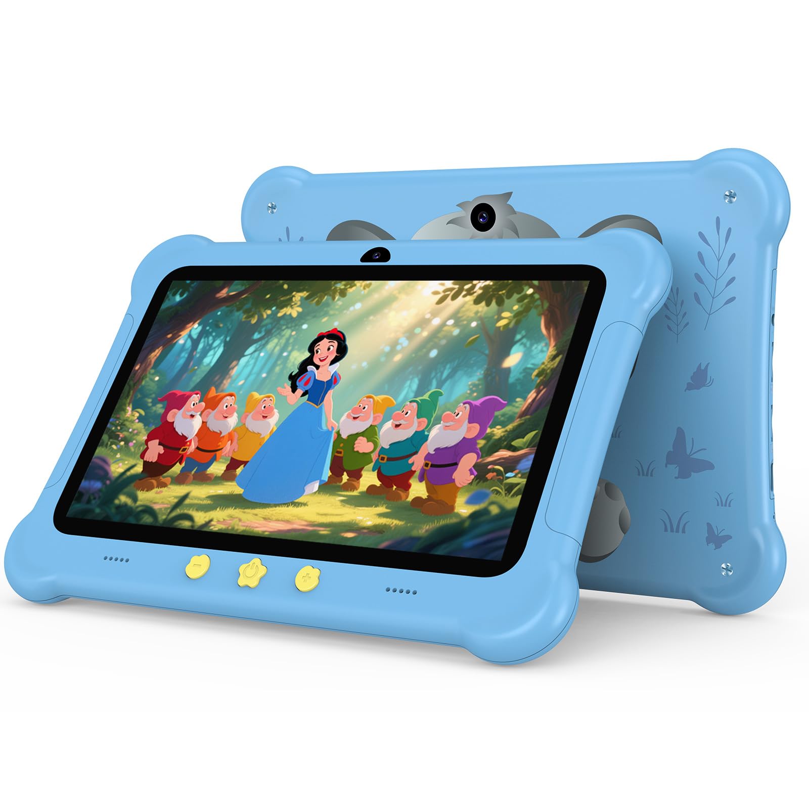 Kids' Tablet, 7-inch Android Tablet, 6GB+32GB (Expandable to 512GB) Educational Tablet for Kids, with SIM Card Slot and Protective Case, Wi-Fi, Parental Controls, Eye Protection, Dual Cameras, 3G/2G Cellular Connectivity