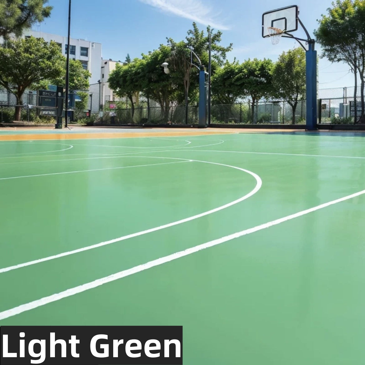 Peinture pour sols à base d'eau, antidérapante et à séchage rapide