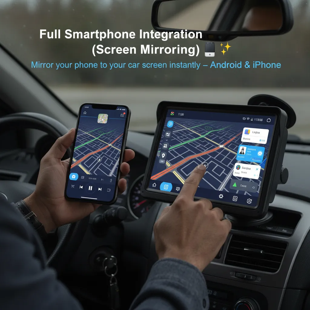 💥Drop price: GH₵ 300 only!💥Carscreen 7-Inch Touchscreen Car Stereo 🚗📱 | Easy DIY Installation ⚙️ | Built-in Microphone 🎤 | Supports iPhone & Android Seamlessly