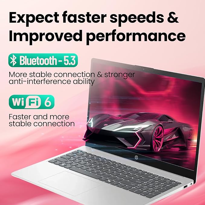 HP 15.6" FHD Touchscreen Business Laptop - Intel i7-1355U(10 Cores), Iris Xe Graphics, 64GB RAM, 2TB SSD, Lifetime Win 11 Pro, Wi-Fi 6, Bluetooth, Numeric Keyboard - w/Accessories (Natural Silver)