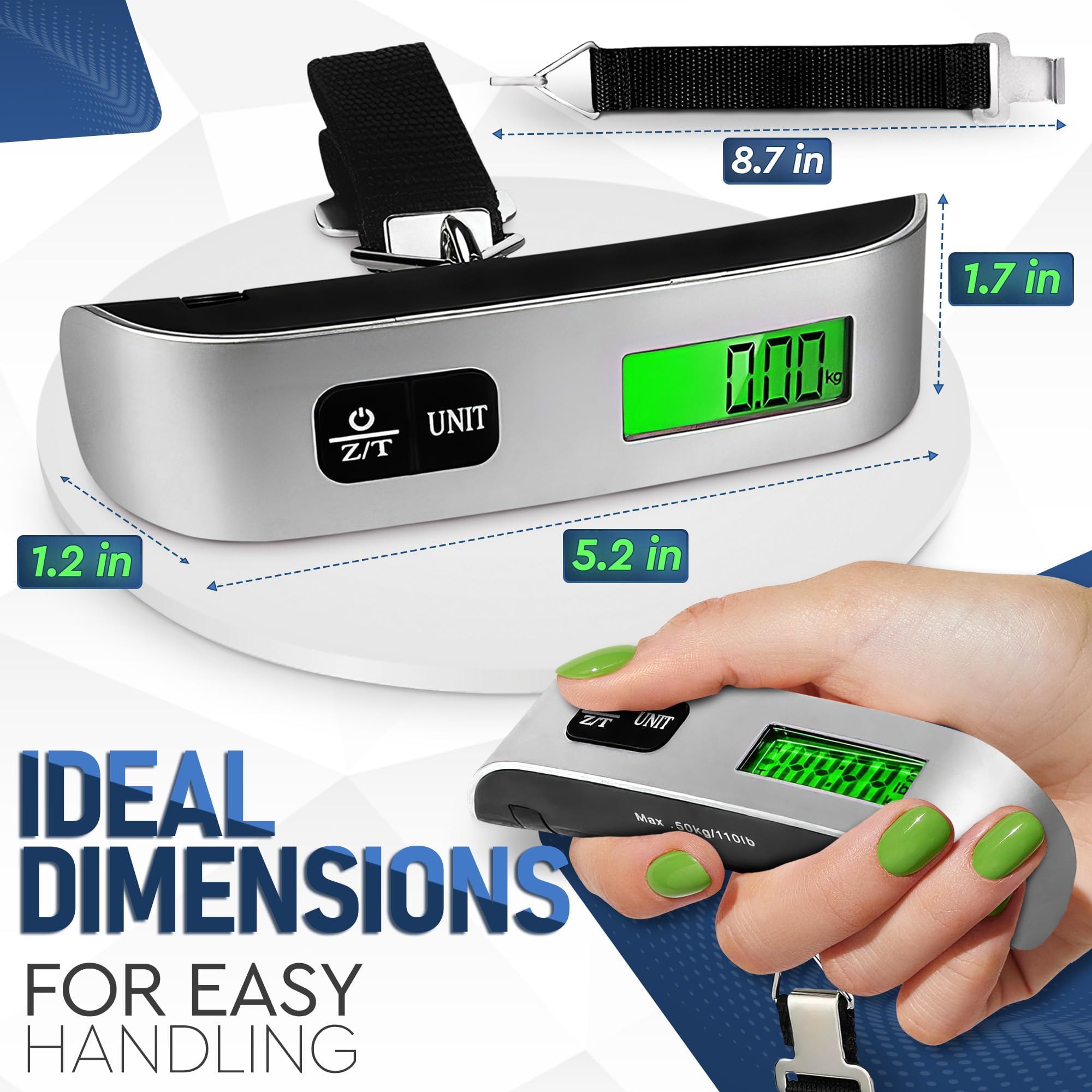 🔥⚖️ Portable Digital Weight Scale