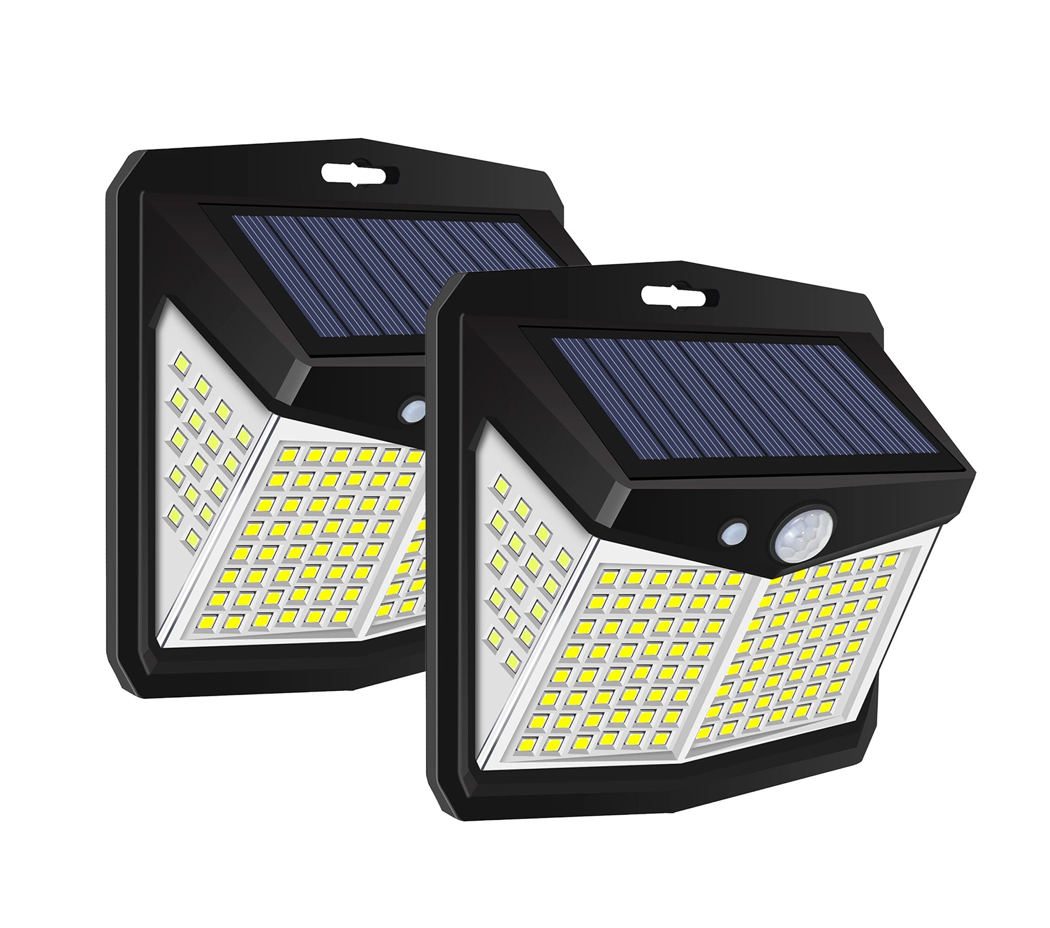 128 LED Solar Security Lights (Set of 2)