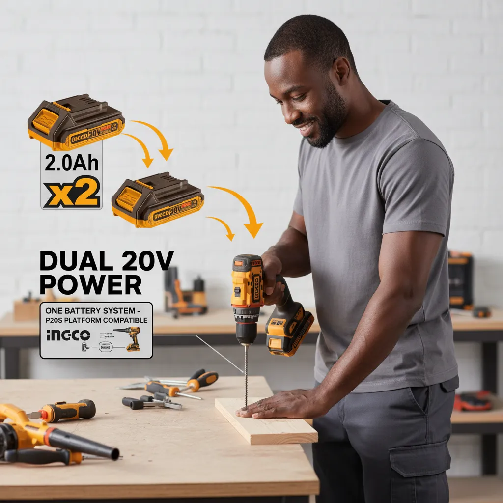 💥Drop price: GH₵ 330 only!💥INGCO 20V Professional 3-Piece Brushless Combo Kit – Ultimate Power. Maximum Performance⚡